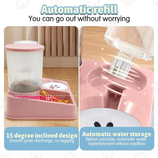 2-in-1 Automatic Pet Feeder