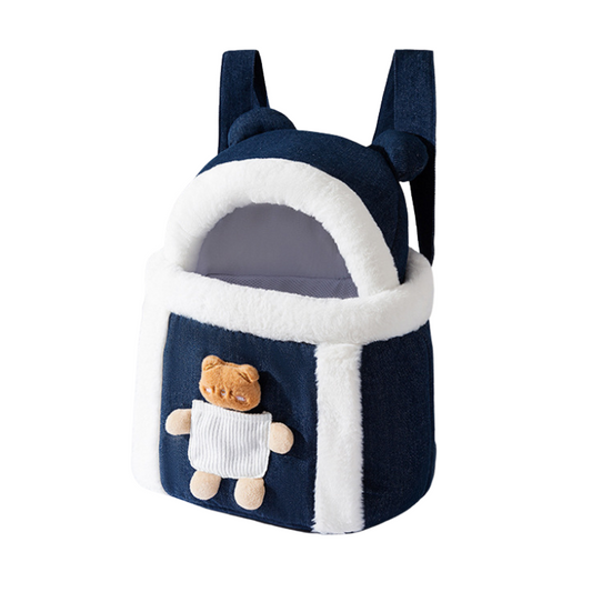 Cozy Cat Backpack Carrier for Winter Travels