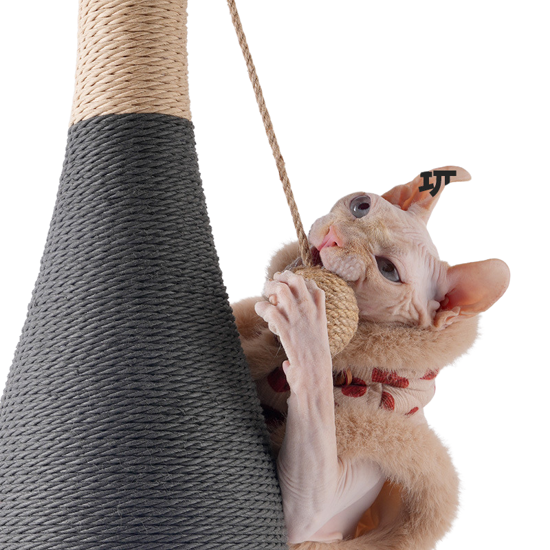 Unique Bottle-Shaped Sisal Scratching Post for Cats