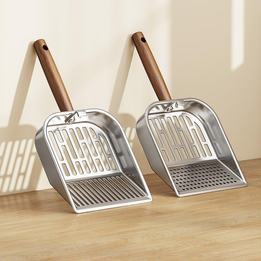 Sturdy Stainless Steel Cat Litter Scoop for Effortless Cleanup