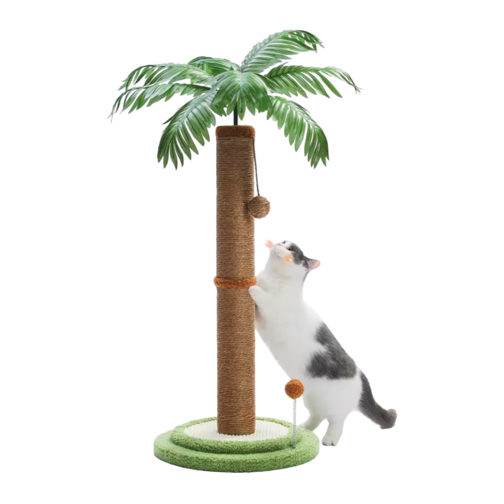 Charming Cat Activity Tower | Stylish Scratching Post