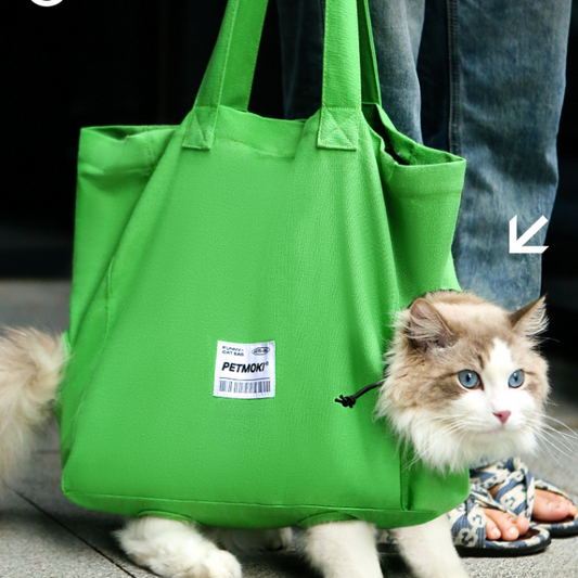 Stylish Cat Carrier Tote for Walks and Adventures