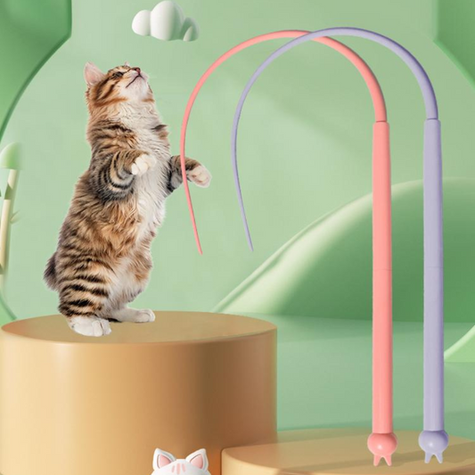 Engaging Silicone Teaser Toys for Playful Cats