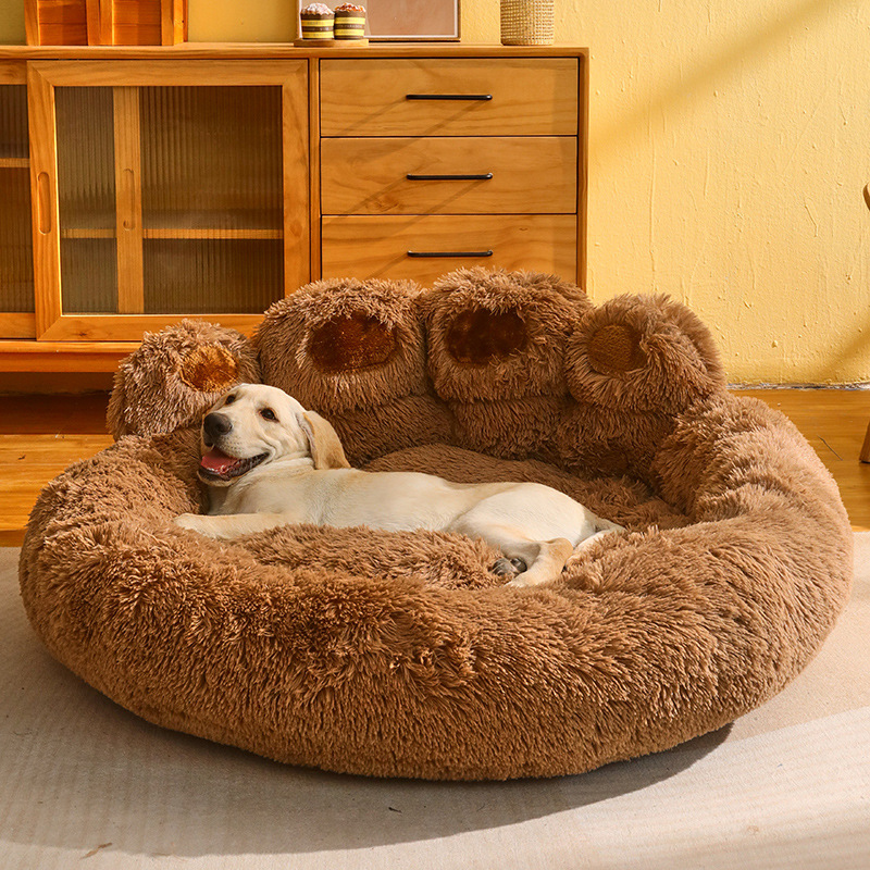 Giant Plush Dog Bed Sofa