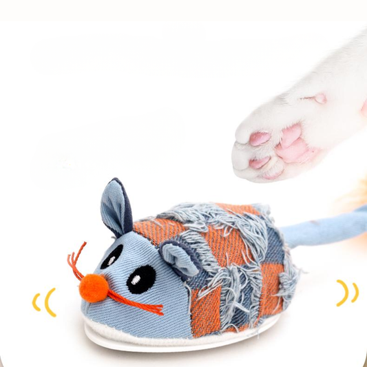 Battery-Operated Interactive Mouse Toy for Cats