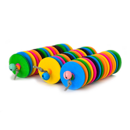 Vibrant Felt Cat Chew Toys – 3-Piece Play Set