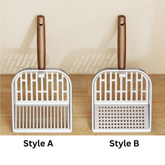 Sturdy Stainless Steel Cat Litter Scoop for Effortless Cleanup