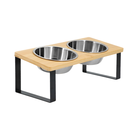 Comfortable Elevated Pet Feeding Station with Dual Bowls