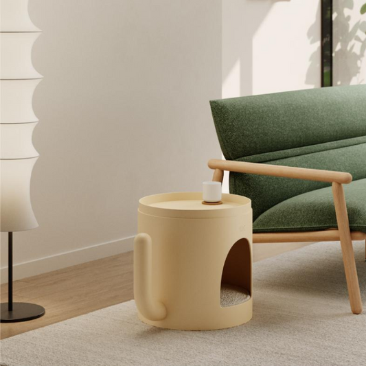 Stylish Cactus-Themed Cat House Coffee Table