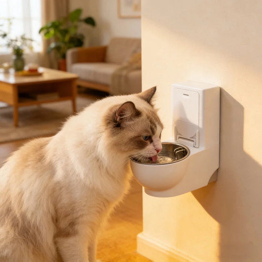 Whimsical Toilet-Shaped Cat Water Dispenser