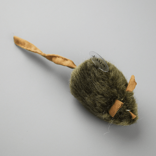 Engaging Plush Mouse Cat Toy with Smart Sound Features