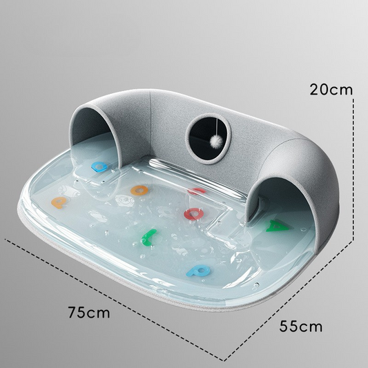 Chill-Out Cat Tunnel Cooling Mat for Summer Comfort