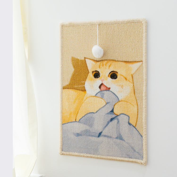 Charming Cat Scratching Mat for Furniture Protection
