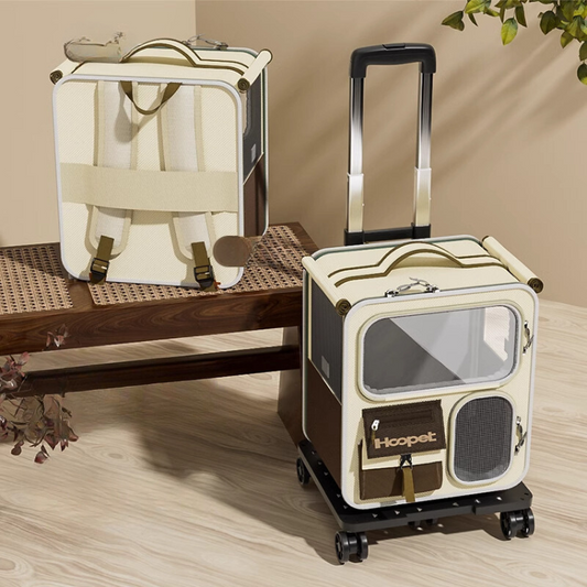 Ultimate Cat Travel Backpack and Rolling Carrier