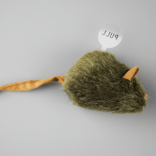 Engaging Plush Mouse Cat Toy with Smart Sound Features