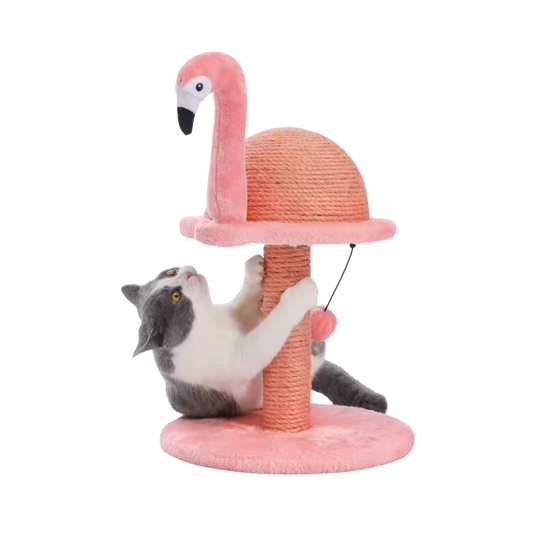 Charming Cat Activity Tower | Stylish Scratching Post