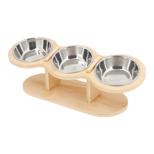 Comfortable Elevated Pet Feeding Station with Dual Bowls