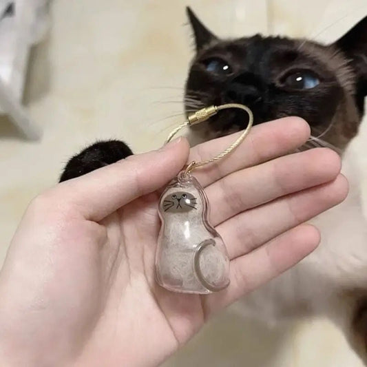 Cat Fur Keepsake Keychain