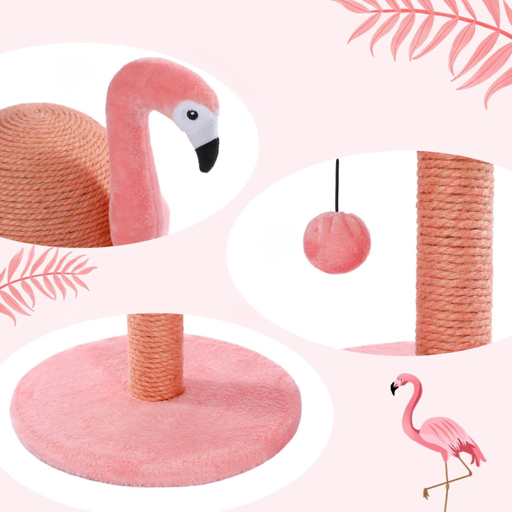 Charming Cat Activity Tower | Stylish Scratching Post