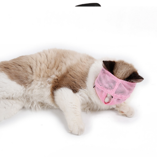 Comfortable Cat Mask with Ventilated Mesh for Safety