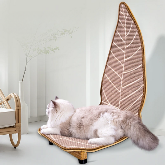 Charming Leaf-Designed Sisal Scratching Posts for Cats