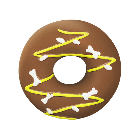 Unbreakable Donut-Shaped Chew Toy for Happy Dogs