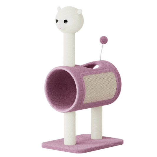 Charming Cat Scratching Post with Cozy Retreat