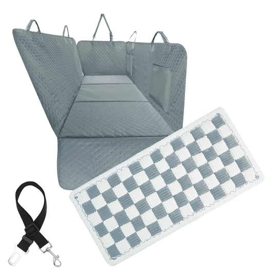 Ultimate Waterproof Pet Car Hammock with Storage & Safety Features