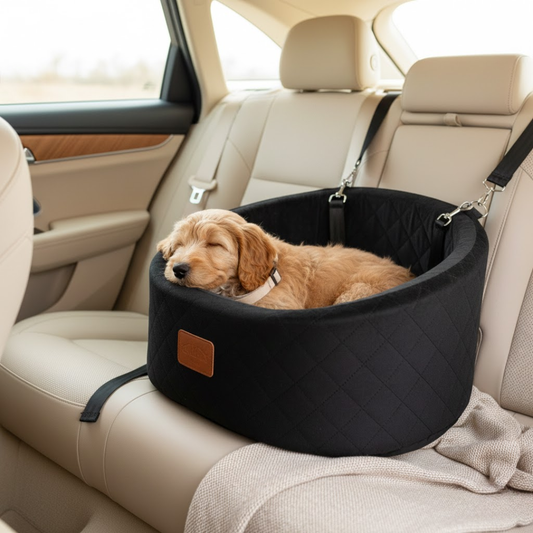 Comfortable Car Booster Seat for Small to Medium Dogs