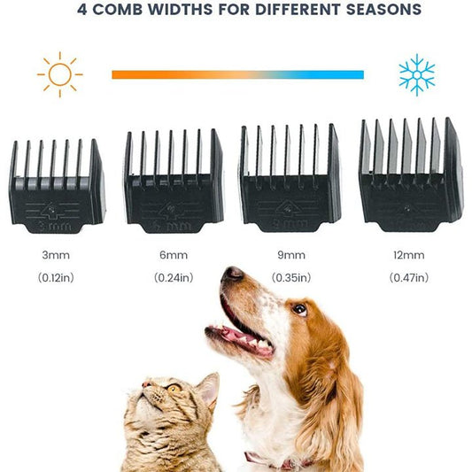 Whisper-Quiet Pet Grooming Clippers for Home Use