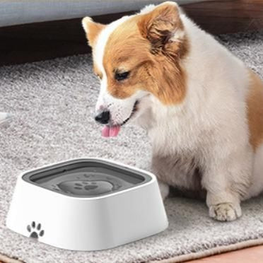 Anti-Spill Floating Water Bowl for Dogs