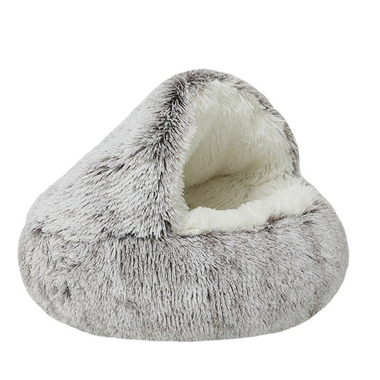 Stress Relief Pet Bed for Cats and Small Dogs