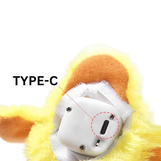 Joyful Duck Plush Toy for Cats