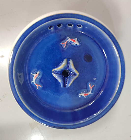 Lotus Ceramic Cat Water Fountain