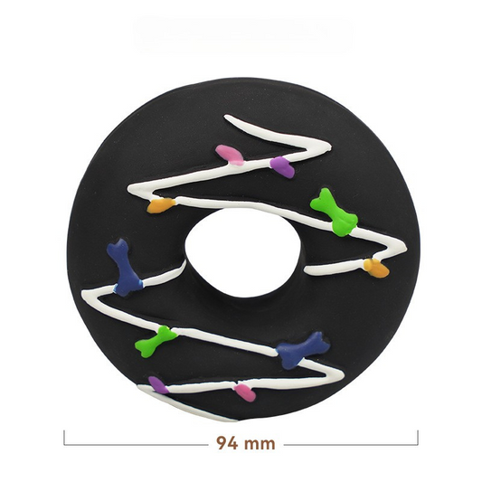 Unbreakable Donut-Shaped Chew Toy for Happy Dogs