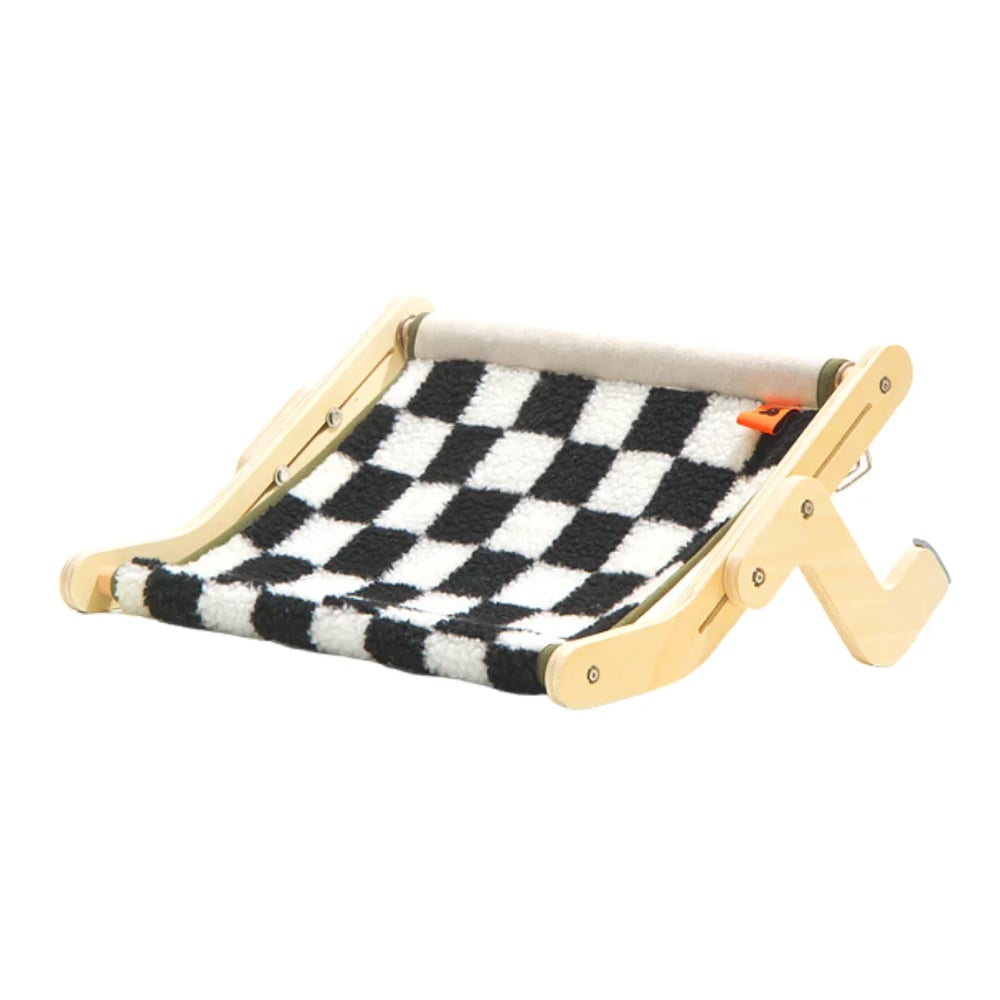 Cozy Wooden Hammock for Cats