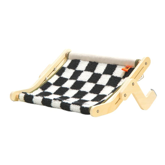 Cozy Wooden Hammock for Cats