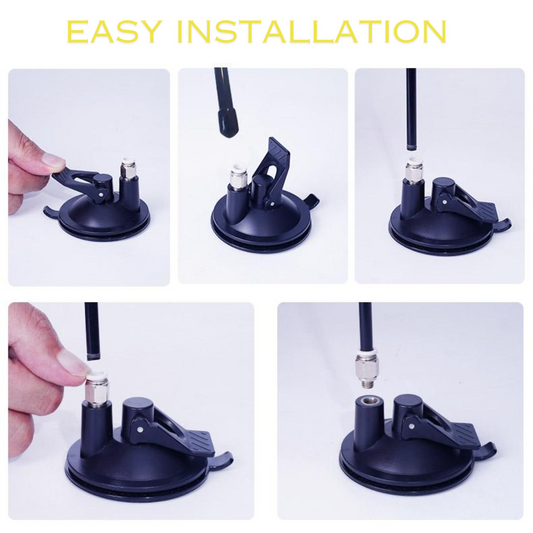 Interactive Feather Teaser Toy for Cats with Suction Base