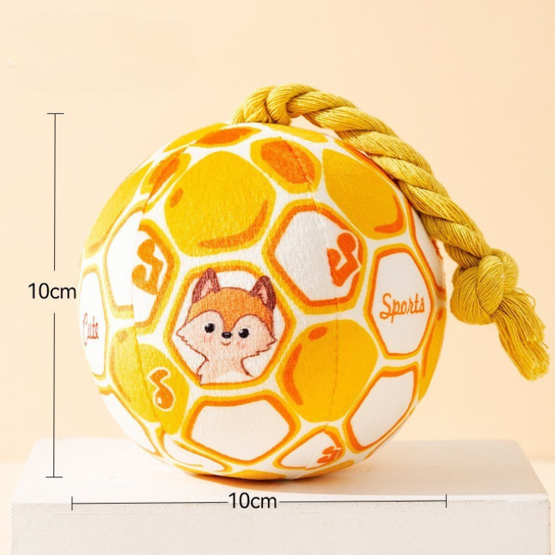 Vibrant and Sturdy Chew Ball for Energetic Pups