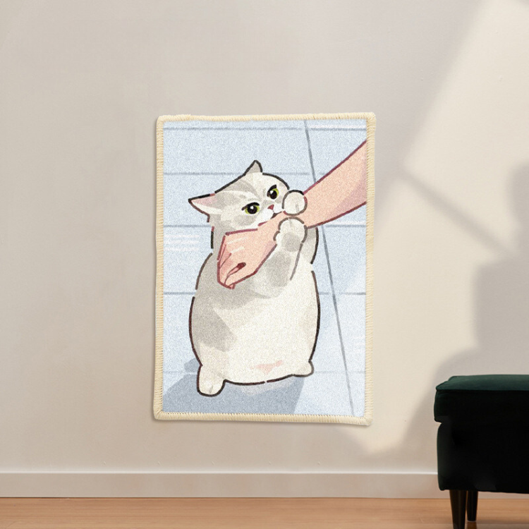 Charming Cat Scratching Mat for Furniture Protection