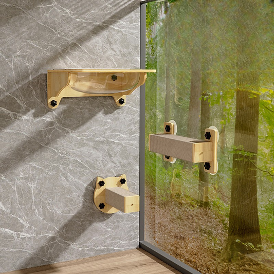 Chic Cat Window Lounge for Stylish Napping