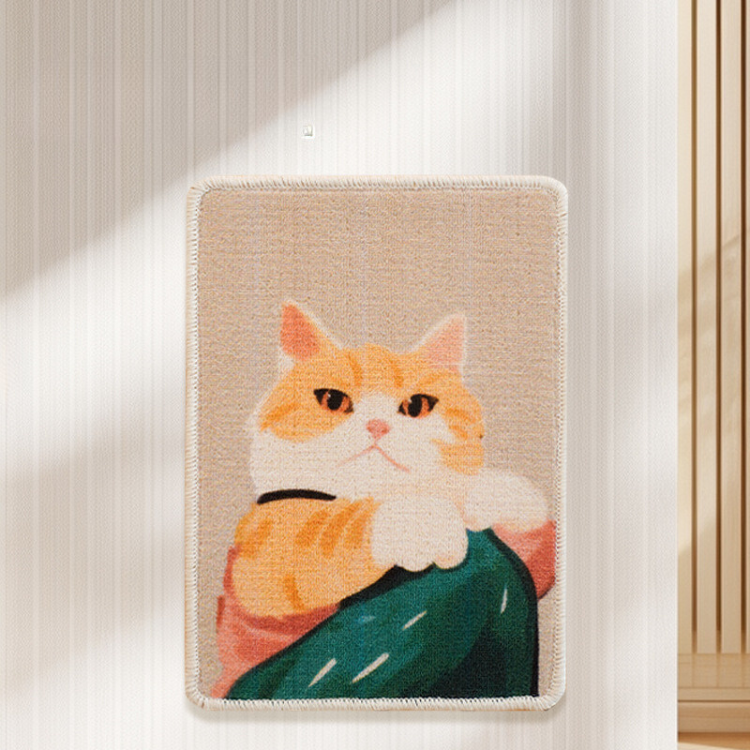Charming Cat Scratching Mat for Furniture Protection