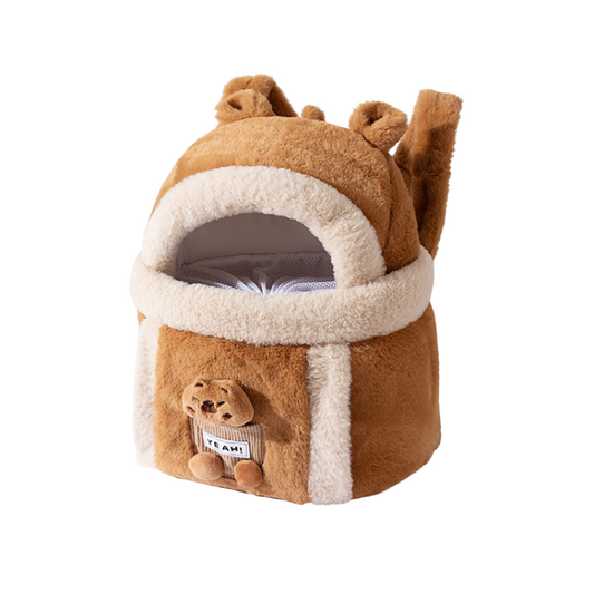 Cozy Cat Backpack Carrier for Winter Travels