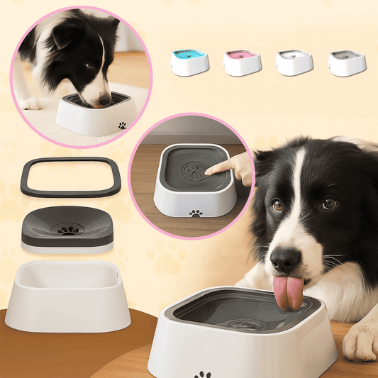 Anti-Spill Floating Water Bowl for Dogs