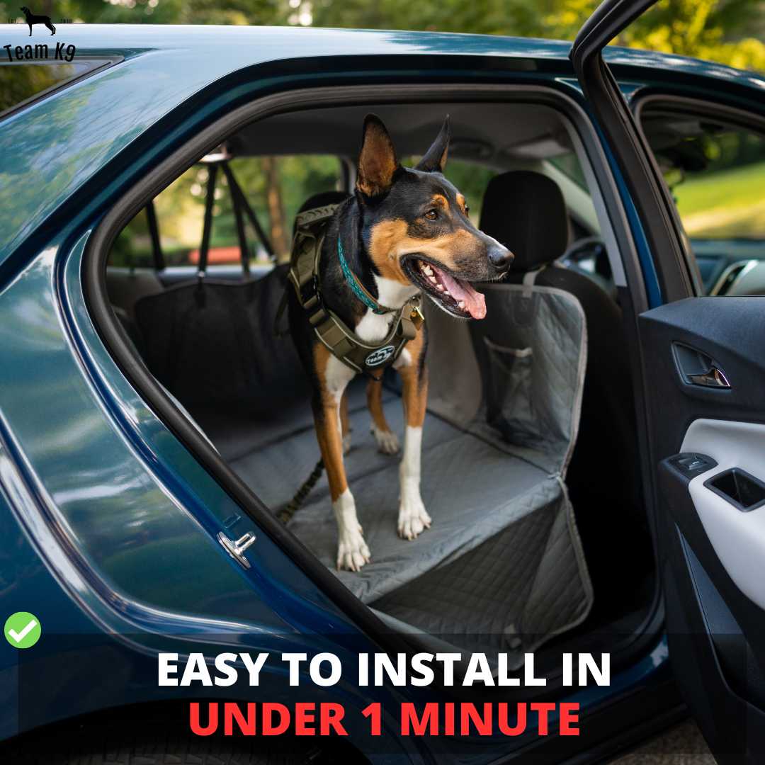 Ultimate Waterproof Pet Car Hammock with Storage & Safety Features