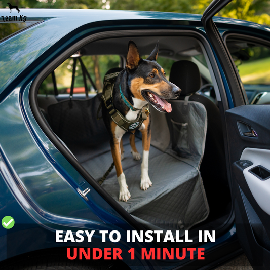 Ultimate Waterproof Pet Car Hammock with Storage & Safety Features