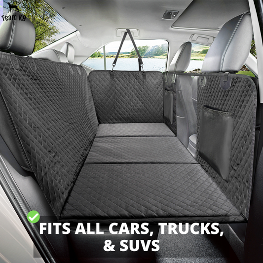 Ultimate Waterproof Pet Car Hammock with Storage & Safety Features