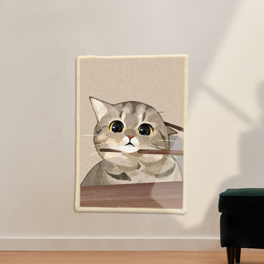 Charming Cat Scratching Mat for Furniture Protection