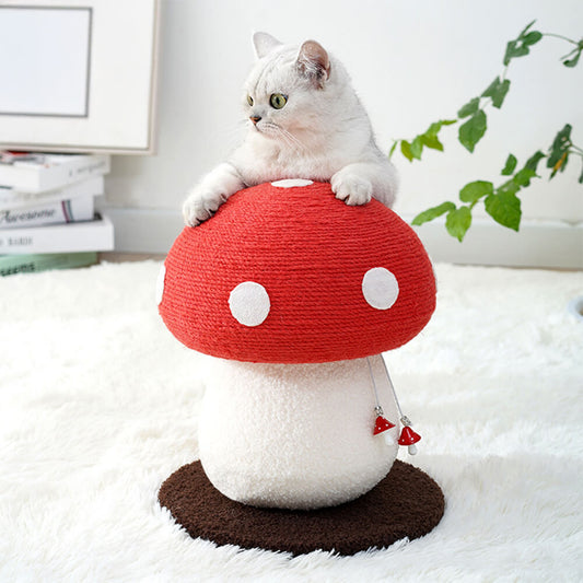 Mushroom Cat Scratching Post