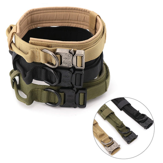 Ultimate Tactical Dog Collar with Versatile Handle for Training